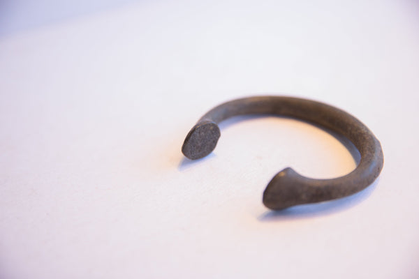 Antique African Manilla Cuff Bracelet // ONH Item: ab02201, Image 1