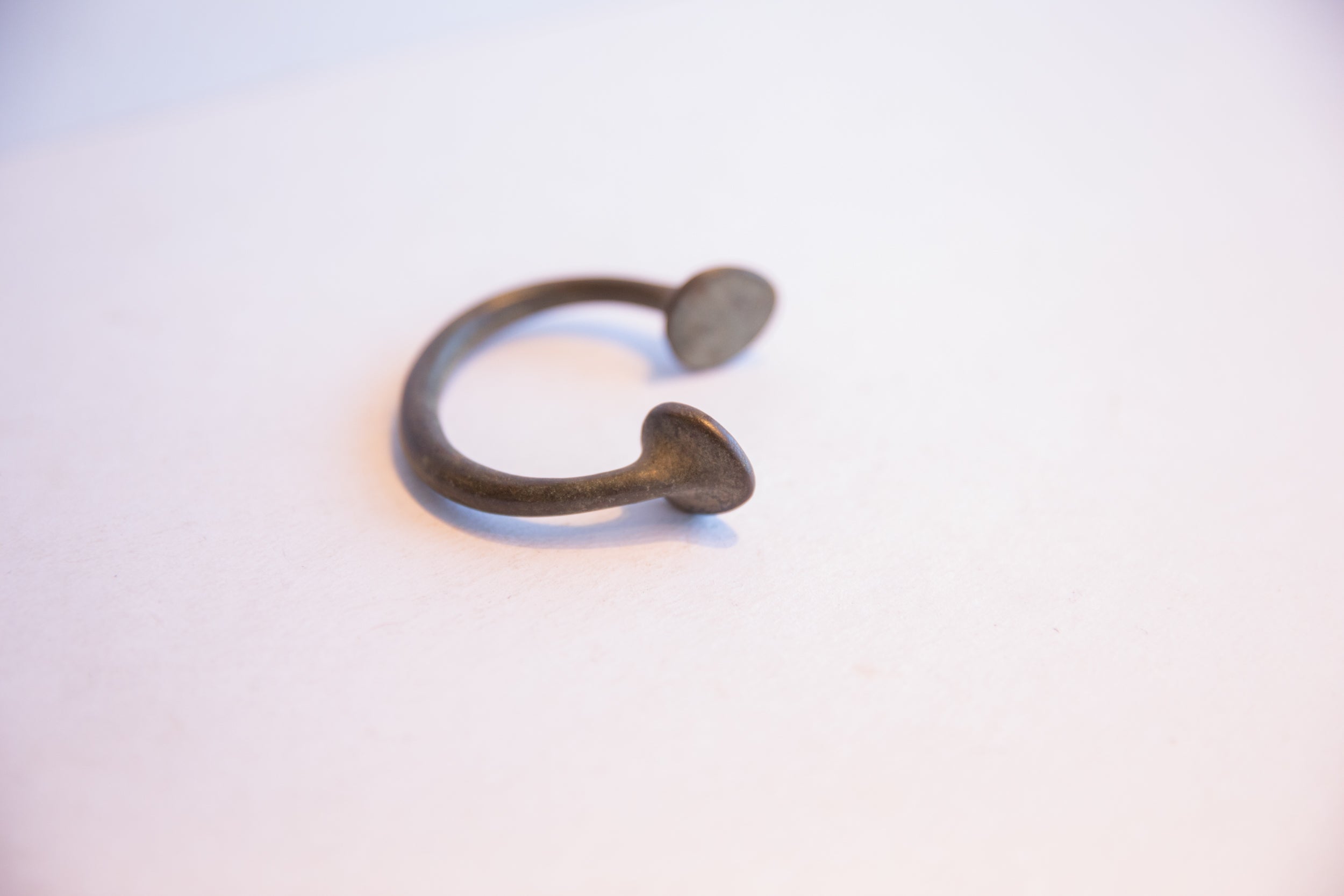 Antique African Manilla Cuff Bracelet // ONH Item: ab02202, Image 1