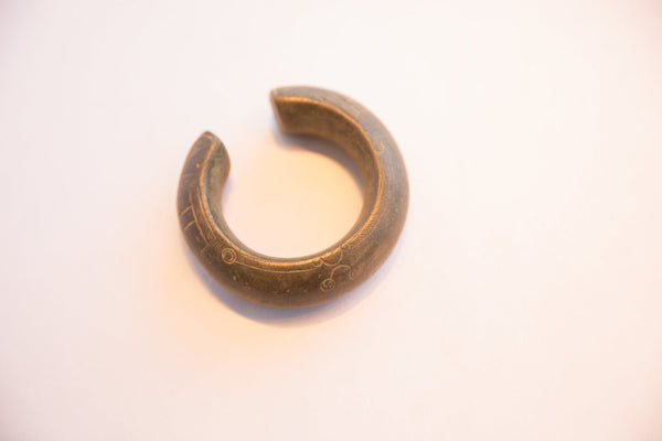 Antique African Geometric Design Heavy Cuff Bracelet // ONH Item: ab02216, Image 1
