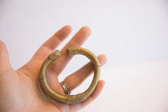 Vintage African Bronze Cuff Bracelet