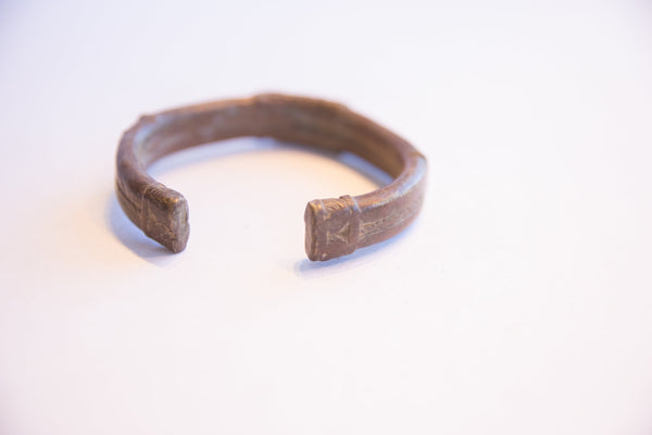 Vintage African Copper Alloy Cuff Bracelet // ONH Item: ab02223, Image 3