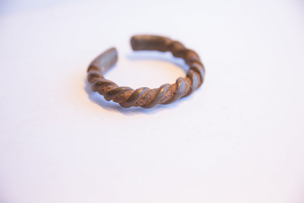 Antique African Twist Design Cuff Bracelet // ONH Item: ab02224, Image 2