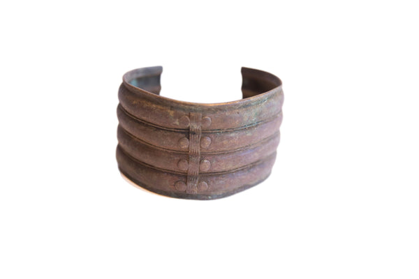 Vintage African Wide Cuff Bracelet // ONH Item: ab02235