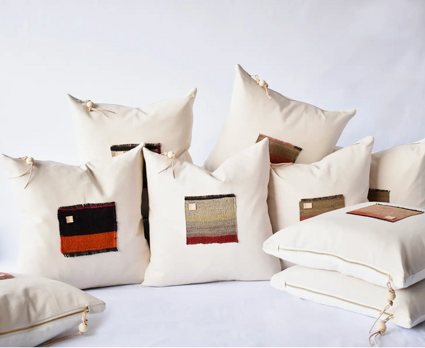 Limited Edition Vintage Aguayo Weaving 20x20 Pillow // ONH Item 11877 Image 1