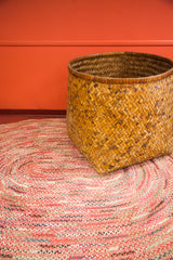 Gigantic Antique Asian Bamboo Basket // ONH Item am001001c Image 3