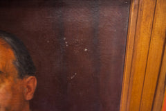 Oversized Signed Vintage Salvatore Aucello Oil Painting Portrait // ONH Item am001002c Image 8