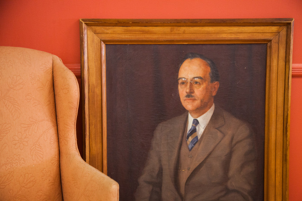 Oversized Signed Vintage Salvatore Aucello Oil Painting Portrait // ONH Item am001002c Image 1