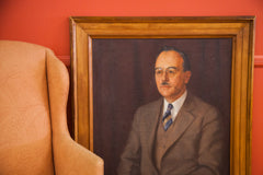 Oversized Signed Vintage Salvatore Aucello Oil Painting Portrait // ONH Item am001002c Image 1