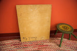 Artist Salvatore Aucello's signature visible en verso on the painting's back board.