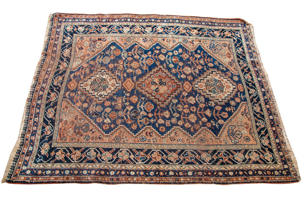 4x5 Antique Afshar Area Rug // ONH Item 1769