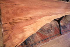 Handcrafted XL Live Edge Redwood Dining / Console Table / ONH Item as6861a6769a Image 4