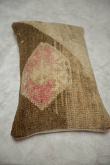 Vintage Oushak Rug Fragment Lumbar Pillow // ONH Item AS7091A7735A Image 5