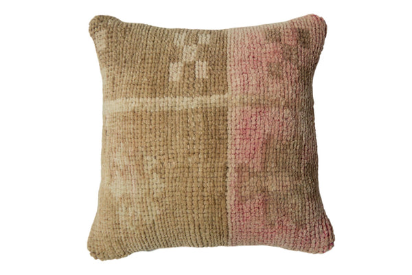 Vintage Oushak Rug Fragment Throw Pillow // ONH Item AS7091A7737A