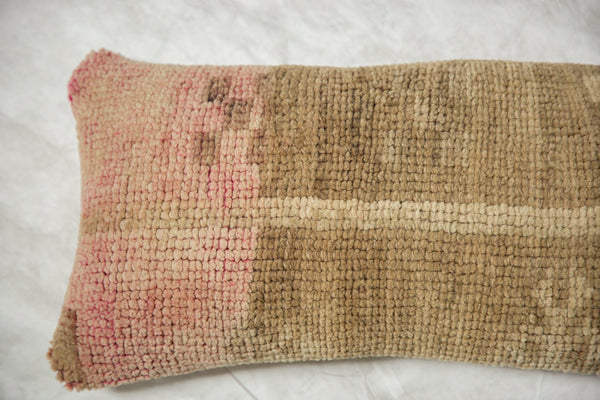 Vintage Oushak Rug Fragment Lumbar Pillow // ONH Item AS7091A7738A Image 1