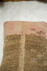 Vintage Oushak Rug Fragment Lumbar Pillow // ONH Item AS7091A7738A Image 2