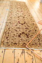 Angled perspective of the Egyptian runner showing its repeating Sultanabad design.