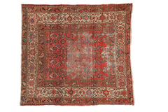 5x5.5 Distressed Antique Malayer Square Rug // ONH Item ct001101