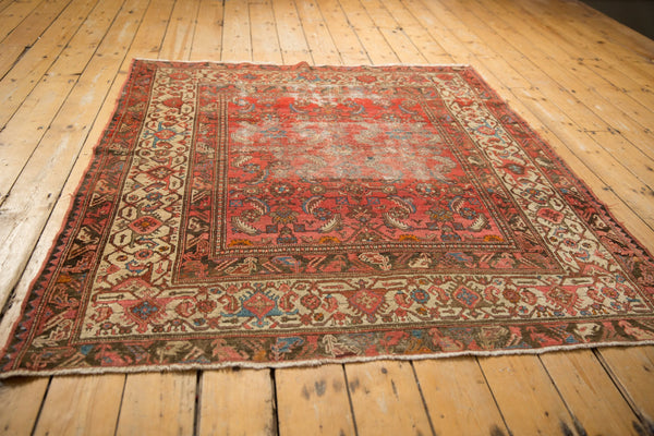 5x5.5 Distressed Antique Malayer Square Rug // ONH Item ct001101 Image 3
