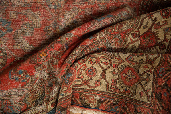 5x5.5 Distressed Antique Malayer Square Rug // ONH Item ct001101 Image 9