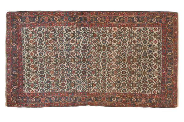 RESERVED 4.5x8 Vintage Halvai Bijar Rug // ONH Item ct001120