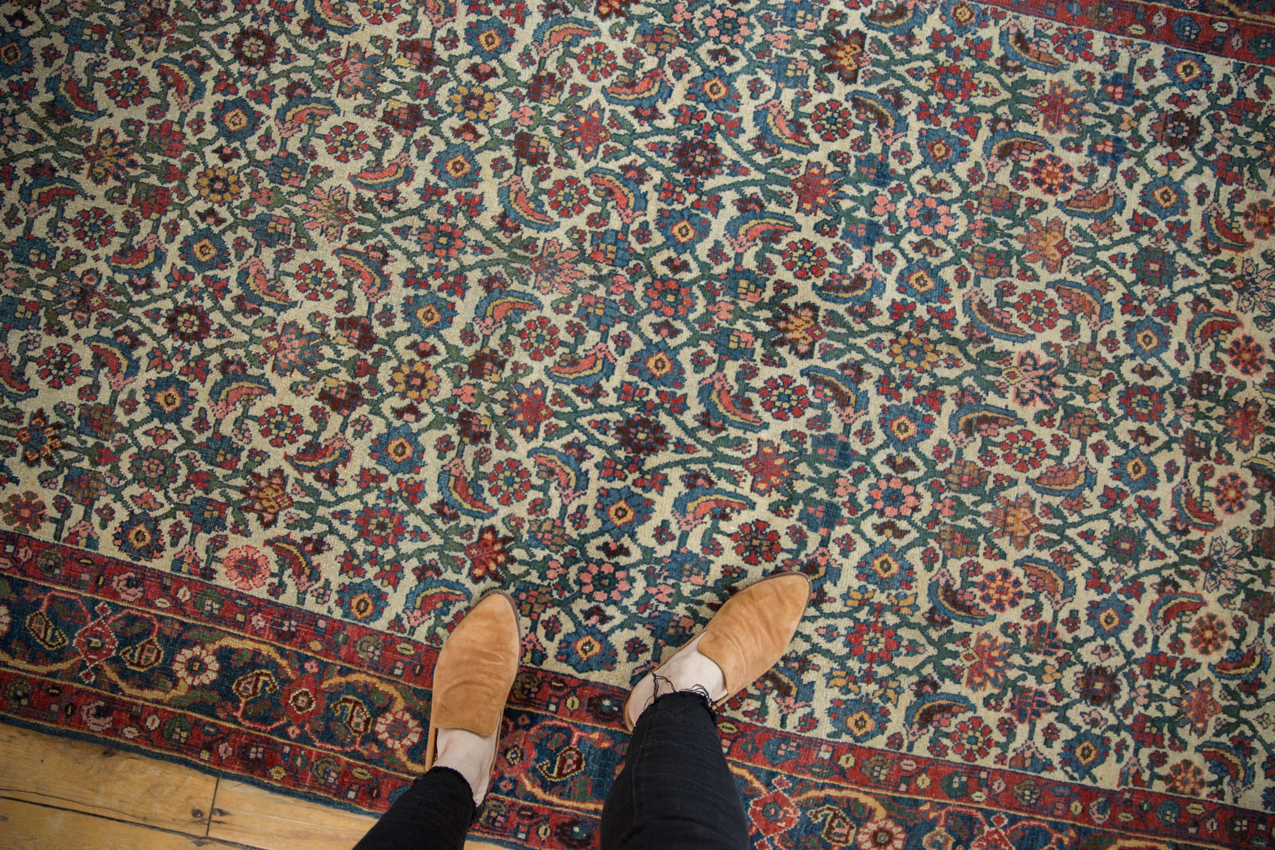 RESERVED 4.5x8 Vintage Halvai Bijar Rug // ONH Item ct001120 Image 1