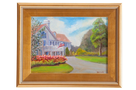 Aronian Painting of Lasden House Katonah NY