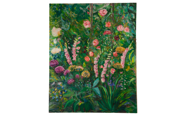 Grace B. Keogh "June Garden" Large Painting // ONH Item CT001146