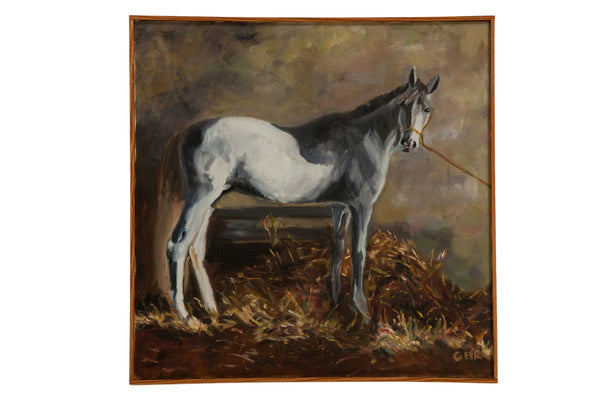 Grace B. Keogh "White Horse" Painting // ONH Item CT001153