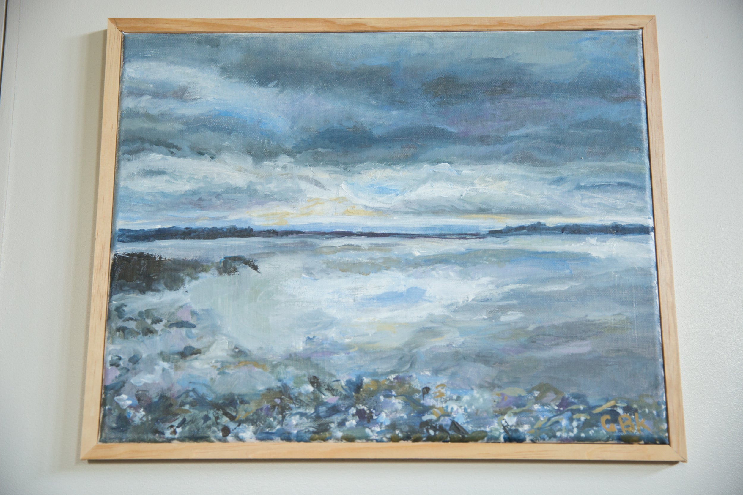 Grace B. Keogh Painting "Passing Storm" // ONH Item ct001184 Image 1