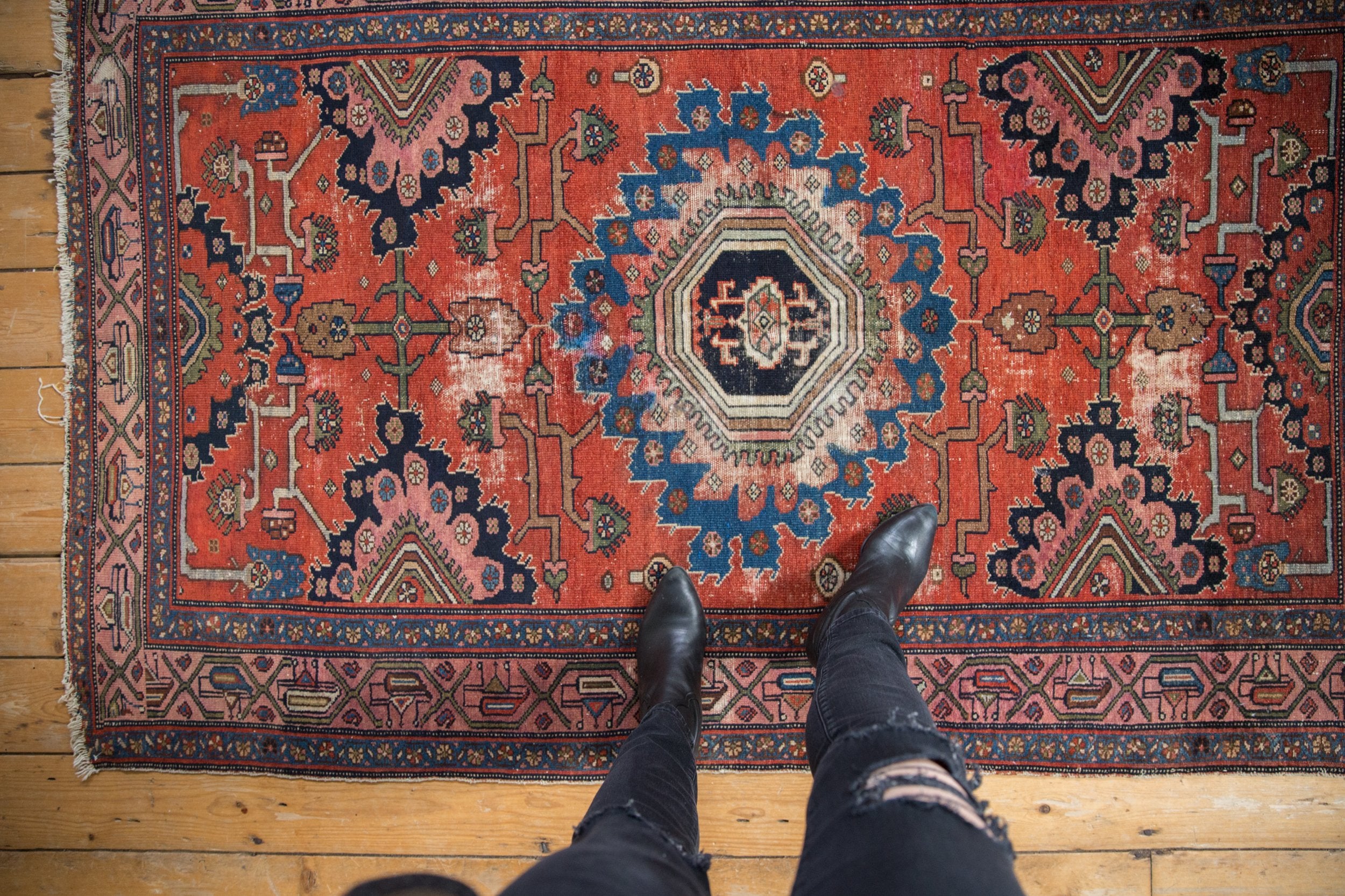 4x6.5 Vintage Fine Malayer Rug // ONH Item ct001195 Image 1