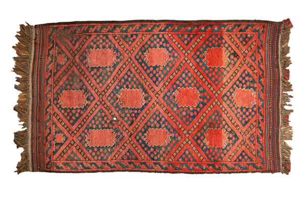 3x5 Vintage Beshir Rug // ONH Item ct001206