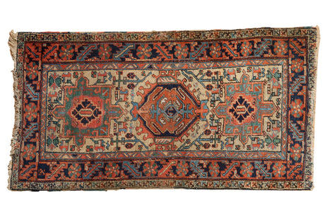 3x5.5 Vintage Heriz Rug // ONH Item ct001207