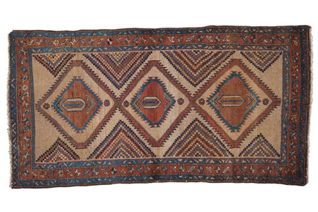 3x6 Antique Camel Hair Serab Rug Runner // ONH Item ct001213