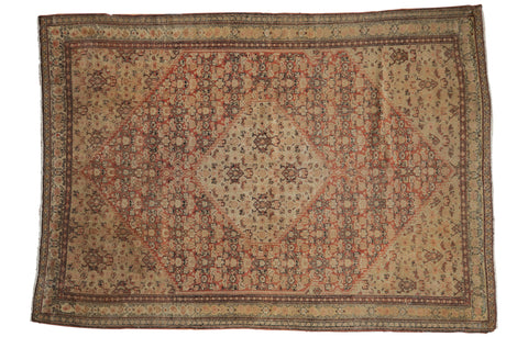 4.5x6.5 Antique Fine Distressed Senneh Rug // ONH Item ct001215