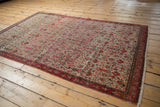 Fine Zuli Sultan rug with allover germinating blossoms pattern, showing even wear.