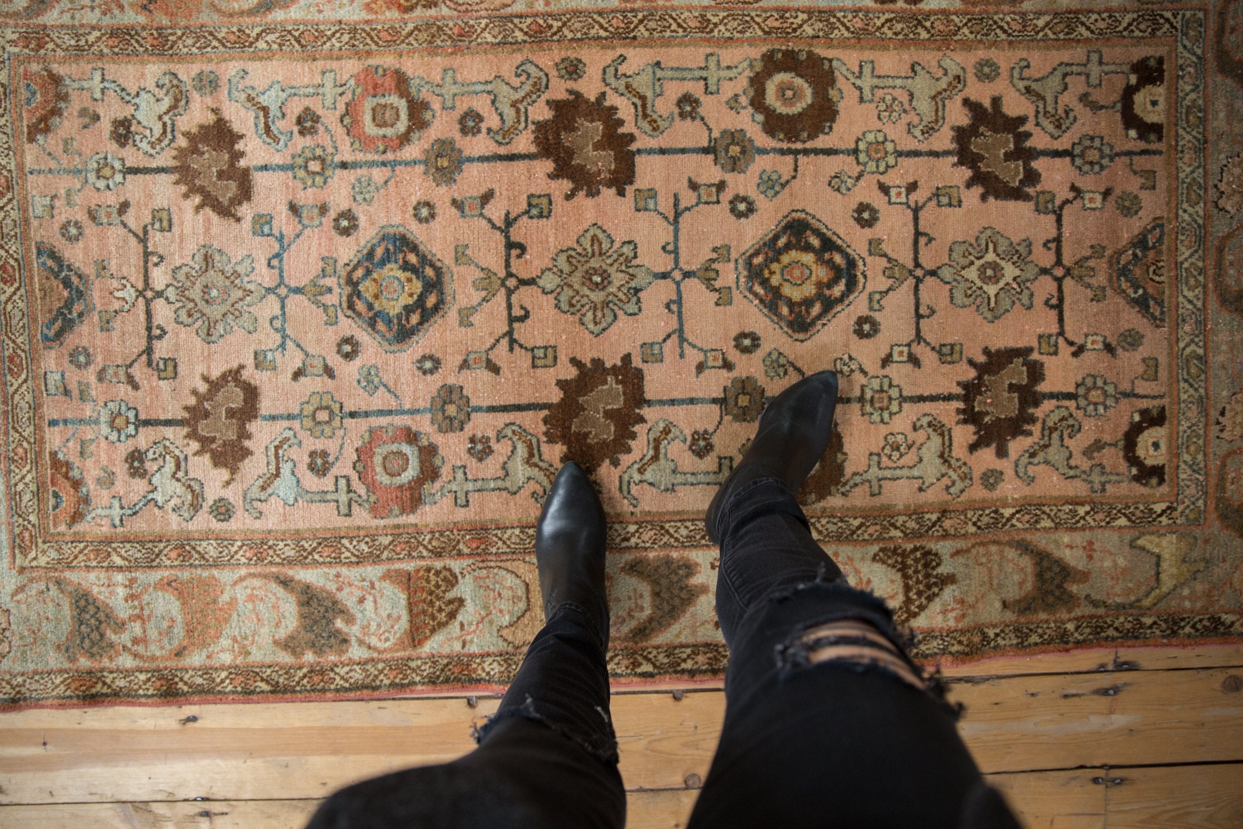 3.5x6.5 Vintage Distressed Mehreban Rug // ONH Item ct001219 Image 1