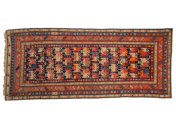 3.5x9 Antique Fine Karabagh Rug Runner // ONH Item ct001223