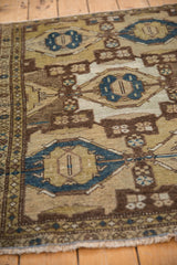 3x4 Vintage Distressed Hamadan Square Rug // ONH Item ct001238 Image 5