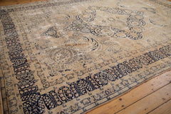 9.5x13.5 Vintage Distressed Meshed Carpet // ONH Item ct001241 Image 2