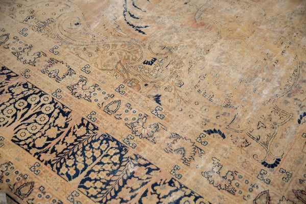 9.5x13.5 Vintage Distressed Meshed Carpet // ONH Item ct001241 Image 9