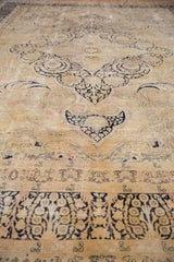 9.5x13.5 Vintage Distressed Meshed Carpet // ONH Item ct001241 Image 12