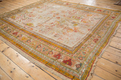 7.5x8.5 Antique Fragment Oushak Square Carpet // ONH Item ct001249 Image 2