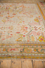 7.5x8.5 Antique Fragment Oushak Square Carpet // ONH Item ct001249 Image 11