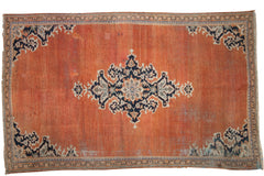 7.5x11.5 Vintage Fragment Mahal Carpet // ONH Item ct001251