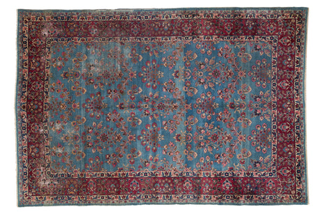 6.5x9.5 Vintage Kerman Carpet // ONH Item ct001252