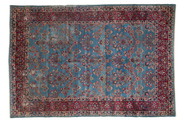 6.5x9.5 Vintage Kerman Carpet // ONH Item ct001252