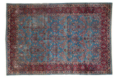 6.5x9.5 Vintage Kerman Carpet // ONH Item ct001252
