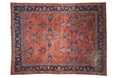 9x12 Vintage Distressed Mahal Carpet // ONH Item ct001253