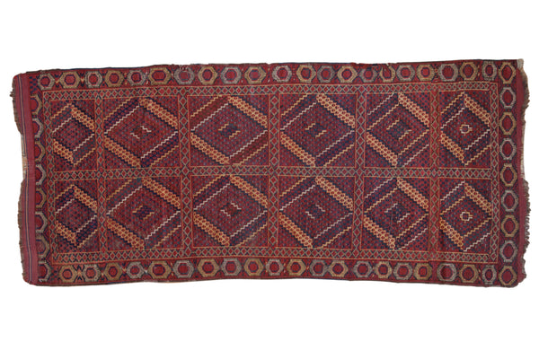 5x10.5 Antique Beshir Rug Runner // ONH Item ct001262