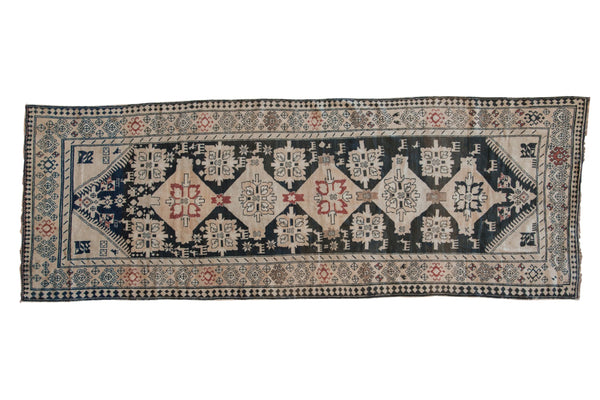 4x10.5 Vintage Distressed Karabagh Rug Runner // ONH Item ct001265